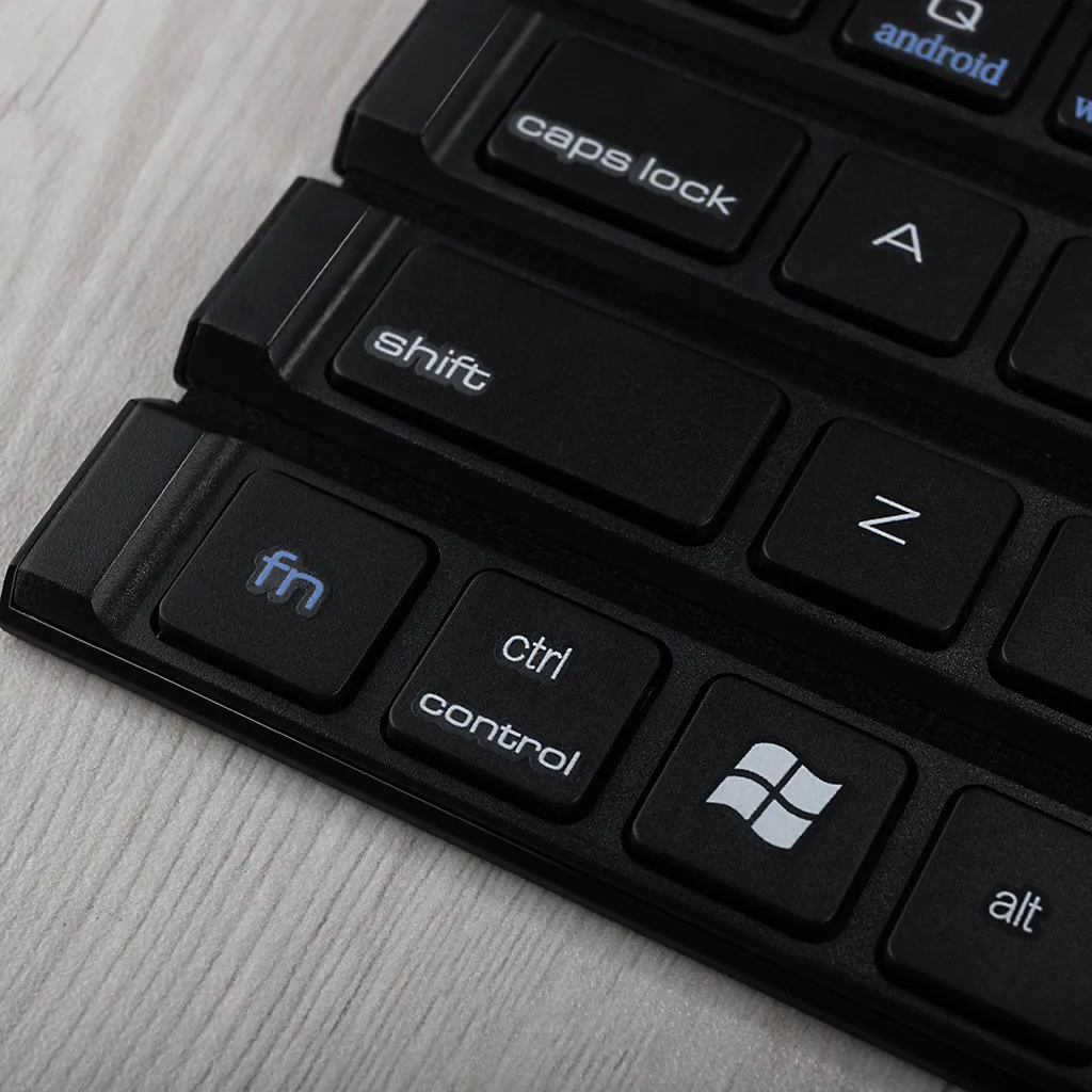 R4 64 кнопочная катушка портативная Мини Складная Bluetooth клавиатура складная