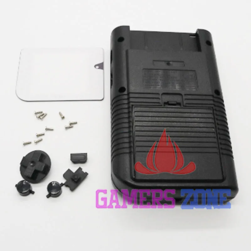 4 шт. черный серый полный корпус Сменный Чехол для ремонта чехол приставки GameBoy GB