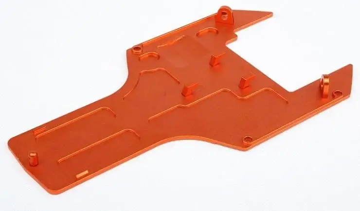 CNC металлическая пластина шасси двигателя для 1/5 весы rc автомобиля HPI Rovan Baja 5B 5T SS