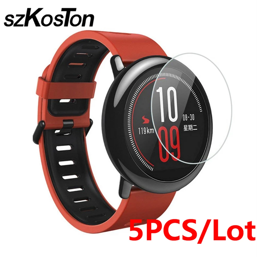 5 шт/лот закаленное стекло для Xiaomi Huami Amazfit Pace 9 H твердость экрана Защитная стеклянная пленка для Xiaomi Huami Amazfit Pace
