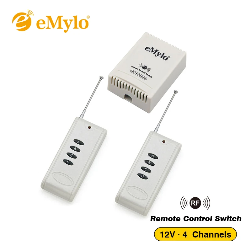 EMylo DC12V умный переключатель Беспроводной 433 МГц RF пульт дистанционного управления