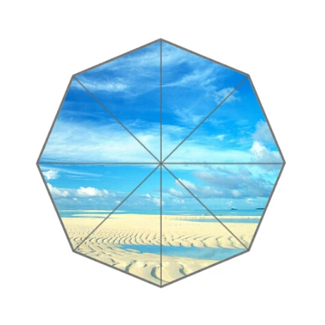 Tropical Scenery Custom Fashion Design Umbrella For Man And Women High Quality Free Shipping Hot Sale UMN-975 | Дом и сад