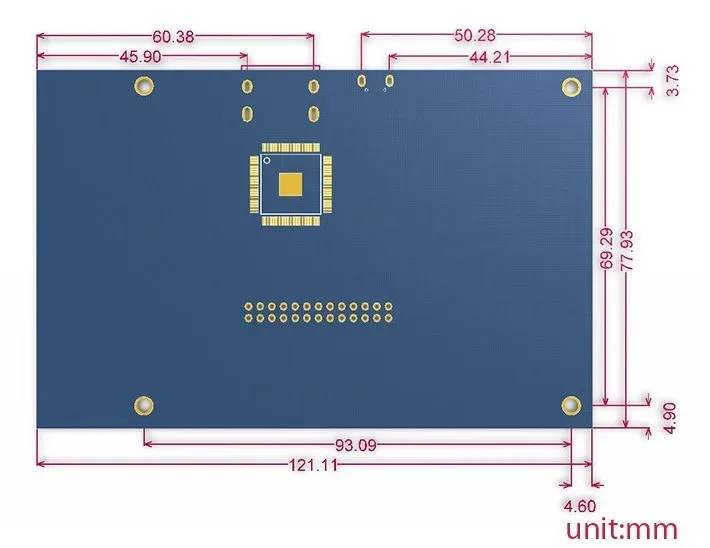 Бесплатная доставка 1 шт./лот 5 дюймов raspberry pi 2 ЖК-экран 800x480 A +/B +/2B Raspberry pi2 HDMI Модули