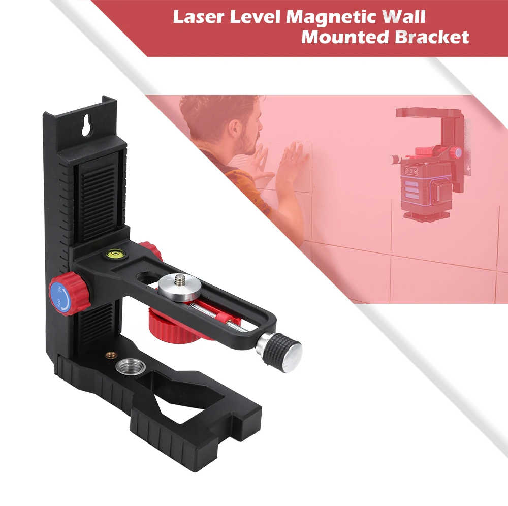 Laser Levels accessories Adjustable Magnetic Wall Mounted Bracket Infrared Level Instrument Hangs Wall Hanger