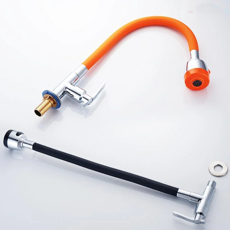 Универсальные смесители для кухни с резиновым дизайном хромированный смеситель