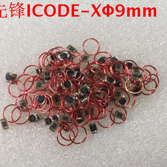 Diameter 9mm I*c*o-d*e-X COB ISO15693 13.56MHz IC coil and chip RF passive antennas with chips | Безопасность и защита