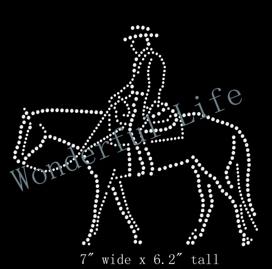 Замечательный горный хрусталь железа на трансфере &quotВестерн Райдер&quot Western Horse