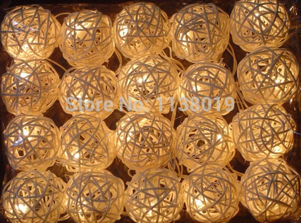 Длина 2 м 20 штук белого цвета и слоновой кости голубой/розовый/зеленый/красный