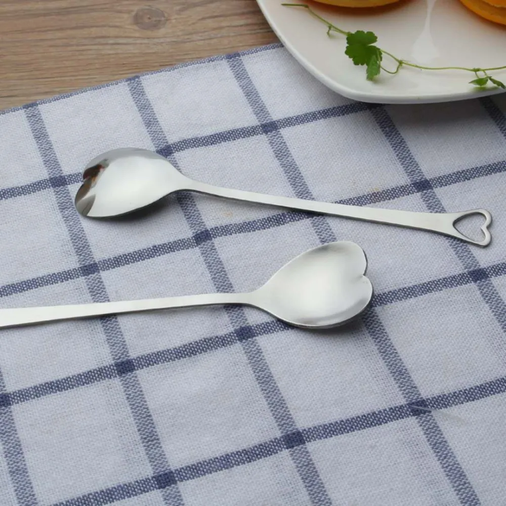 Кофейная ложка креативный коврик пара свадебные подарки в форме сердца столовые