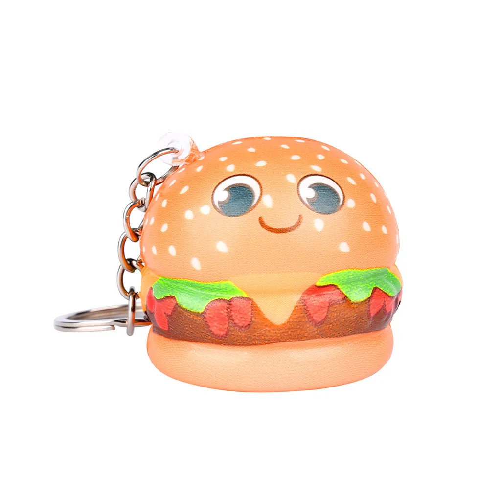 Игрушки для детей Kawaii мультфильм гамбургер медленно поднимающийся крем душистый
