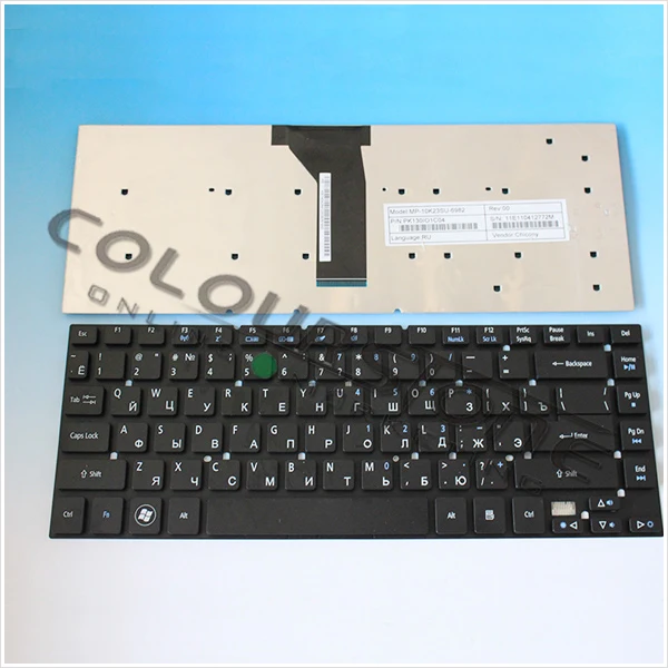 Оригинальная клавиатура для ноутбука Acer 3830 3830T 3830G русская черная |keyboard for acer|laptop