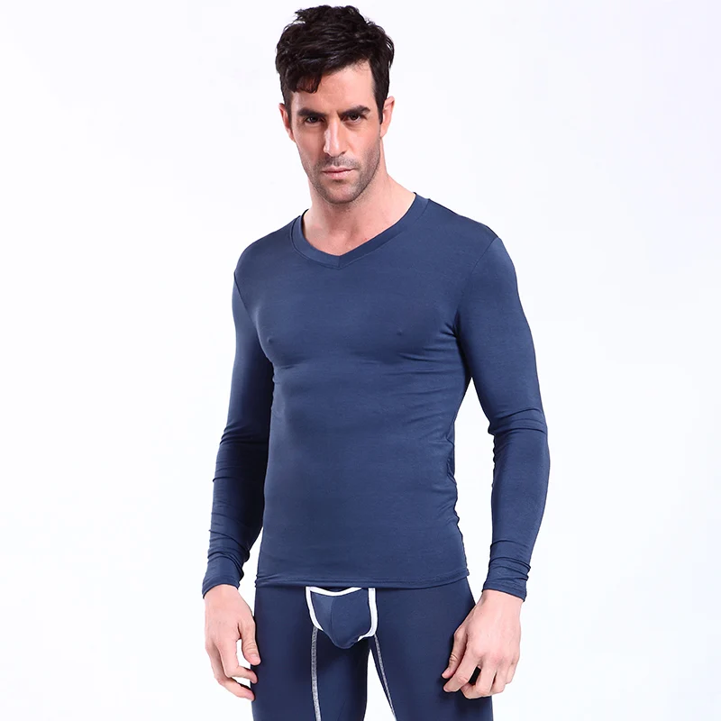 Футболка Homme мужская компрессионная футболка De Marque с длинным рукавом Модальная