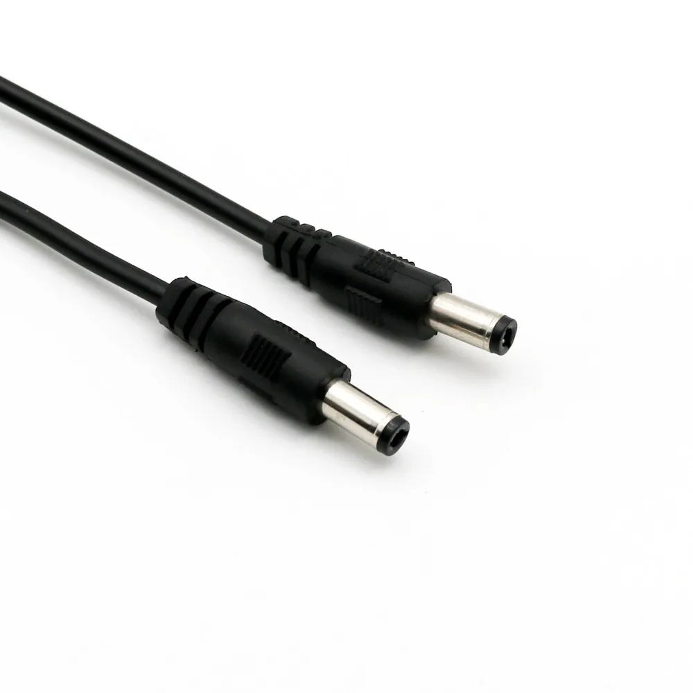 

5x 3FT/1M DC Power 5.5 x 2.5mm Male To Male M/M Plug CCTV Extension Connector Cable Cord