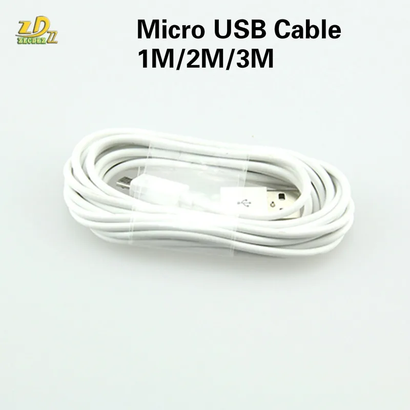 100 шт./лот высококачественный кабель Micro USB/V8 1 м USB Calbe для Samsung S3 S4 S5 HTC кабели