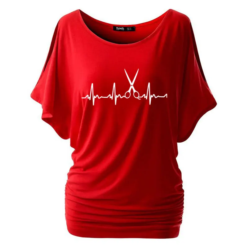 Футболка женская с коротким рукавом летучая мышь | Женская одежда