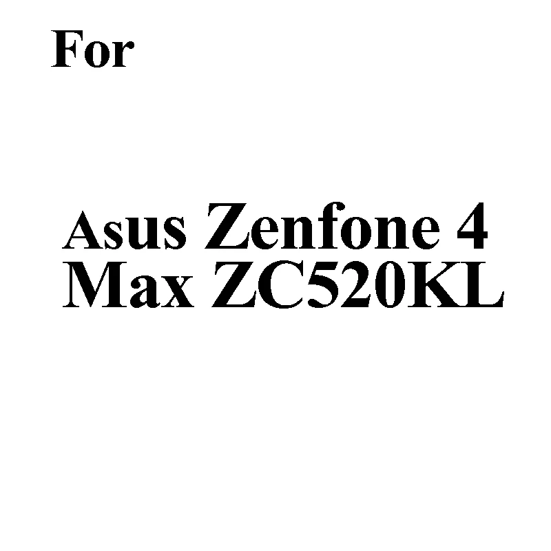 Защитное закаленное стекло для Asus Zenfone 4 Max ZC520KL ZC554KL полное покрытие защита экрана на 4 селфи ZD553KL Live ZB501KL - Цвет: For Asus ZC520KL