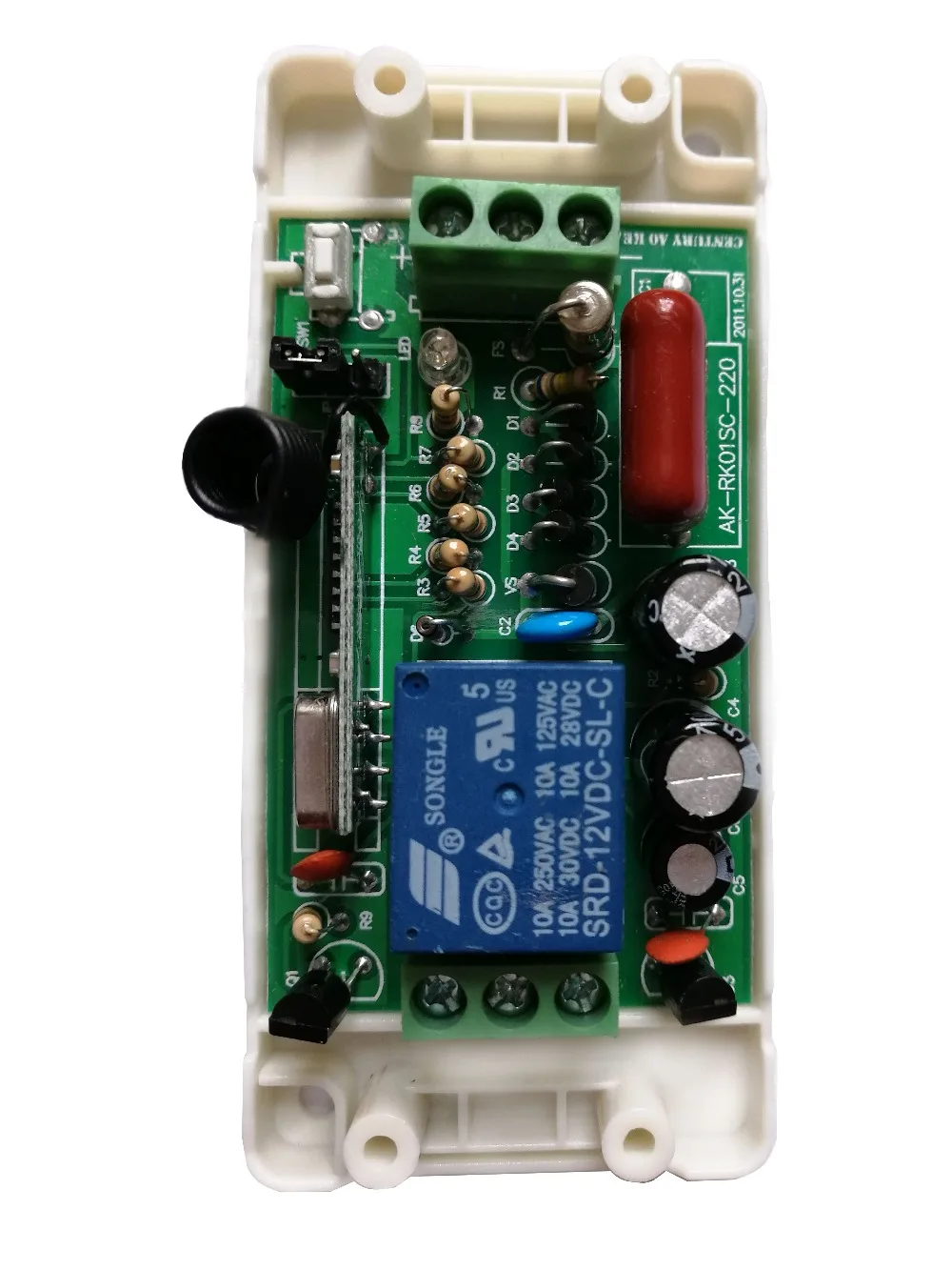 Новый AC220V 1ch 10A Радио Управление Лер rf Беспроводной push Дистанционное управление