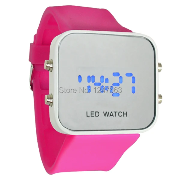 Hot men's fashion sports watch silicone strap LED neutral Blue digital display Halloween gift relogio masculino | Наручные часы