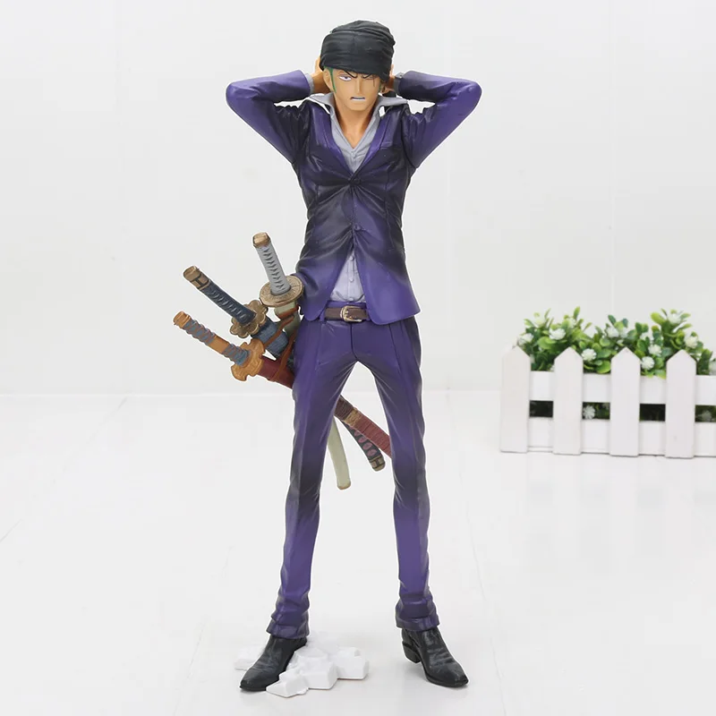 purplezoro oppbag 15-25 см аниме одна деталь обезьяна д Луффи туз король художника ророноа Зоро Санджи brinquedos фигурка модель игрушки рождественские подарки - Цвет: purplezoro oppbag