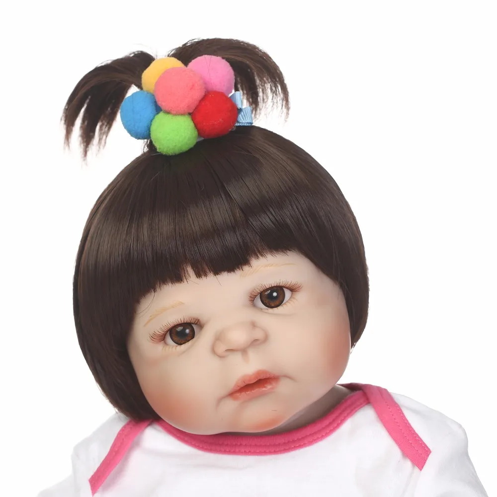 NPK 22 &quotпрекрасный полный Силиконовый симулятор новорожденных девочек bebe boneca