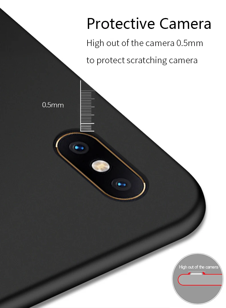 Для Xiaomi Mi Mix 2s ультратонкий гладкий жесткий чехол для телефона из поликарбоната 2S