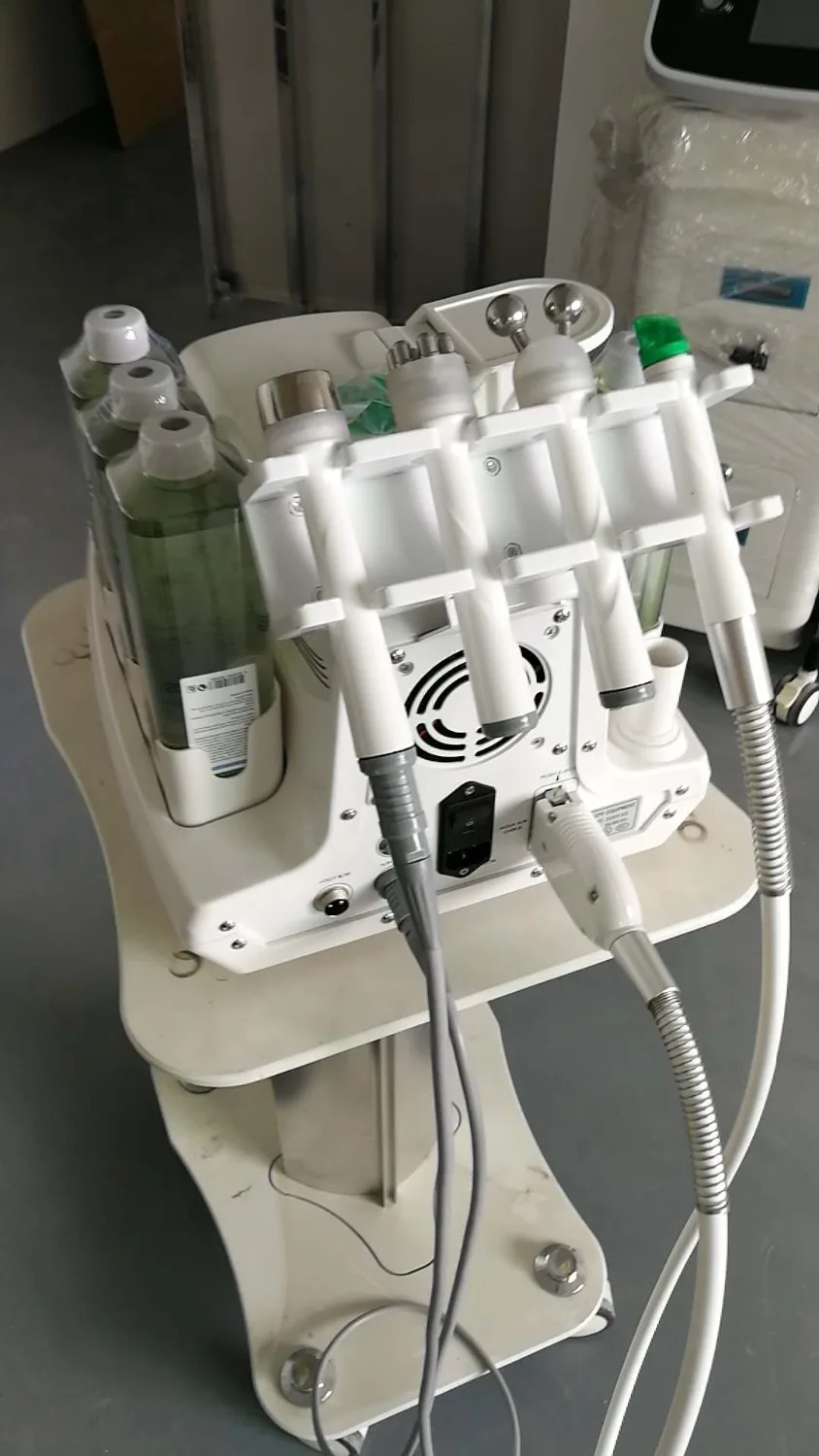 2020 4 in 1 Korean model hydar facial hydra dermabrasion RF bio microcurrent sixpolar New spa machine CE |