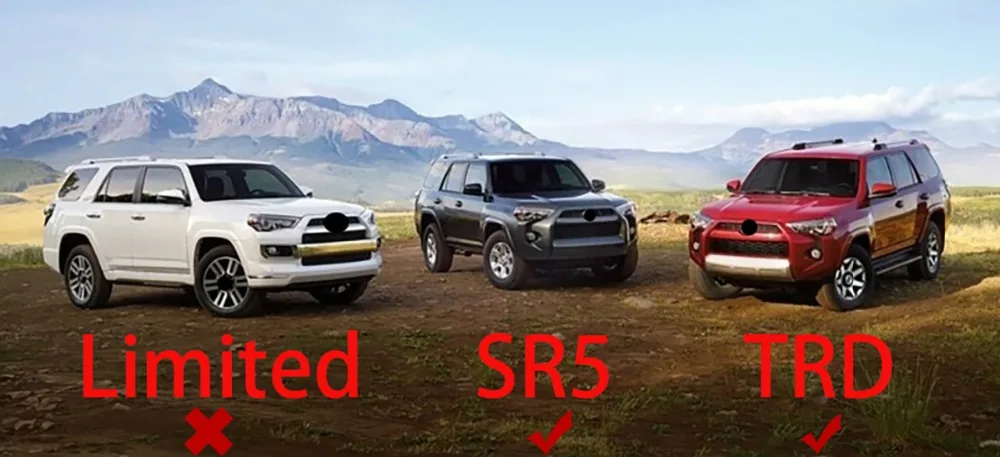 Для Toyota 4runner 5 мест ТРД SR5- автомобильный Стайлинг Нержавеющая сталь задний бампер пластина защитная комплект чехлов авто аксессуары