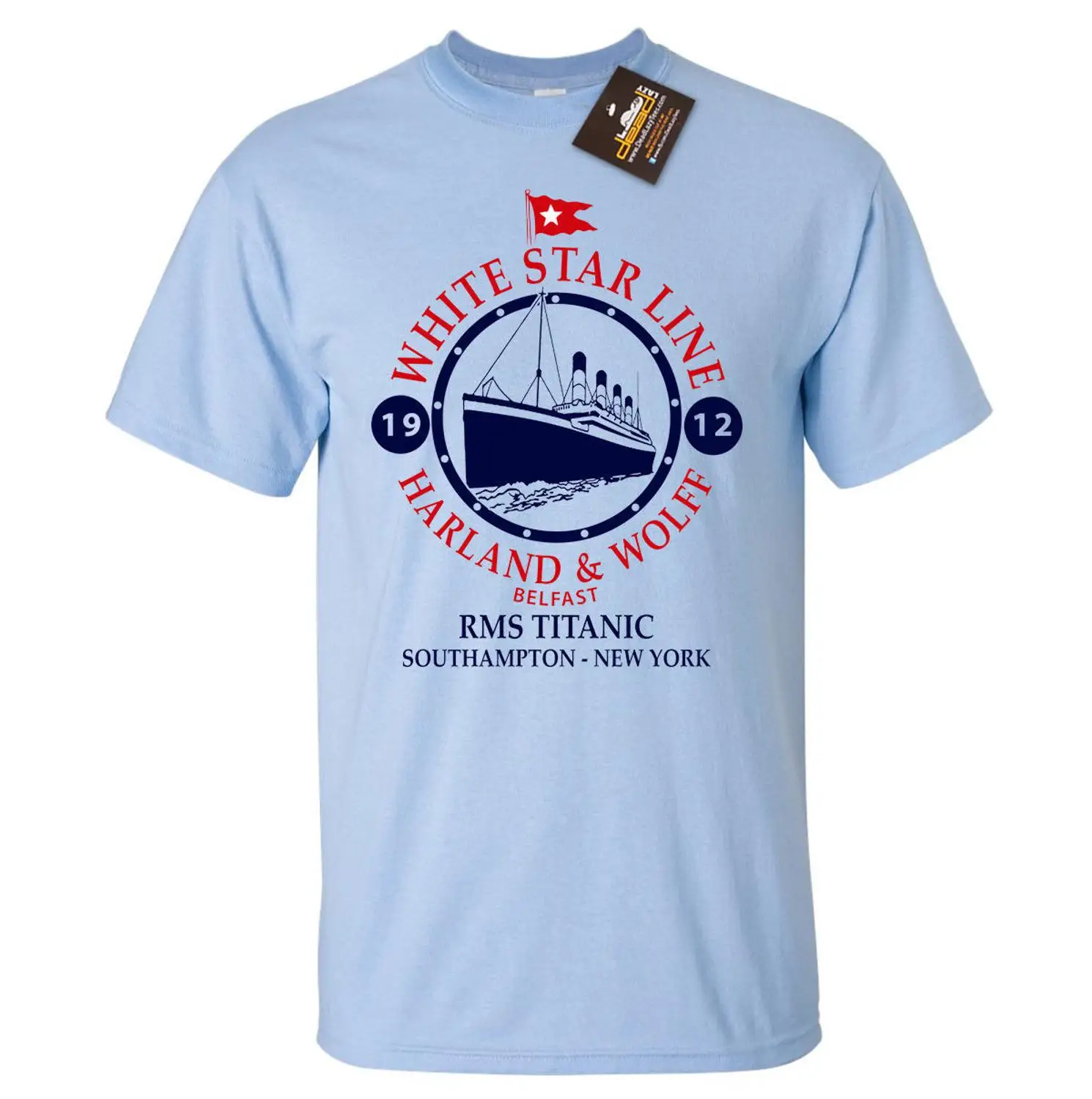 Футболка мужская с принтом Звездная линия 2019 хлопок круглым вырезом | Мужская