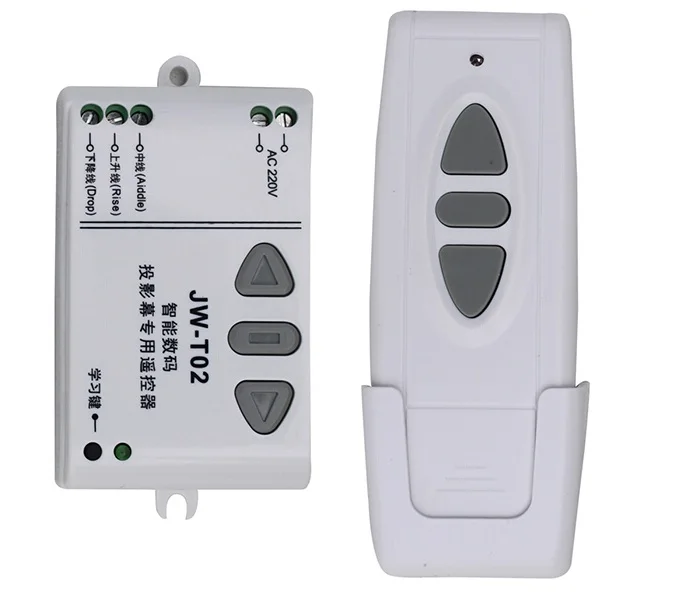 

AC 220V Motor Remote Controller Wireless Remote Control Switch UP Down Stop Tubular Motor Controller Motor Forward Reverse TX RX