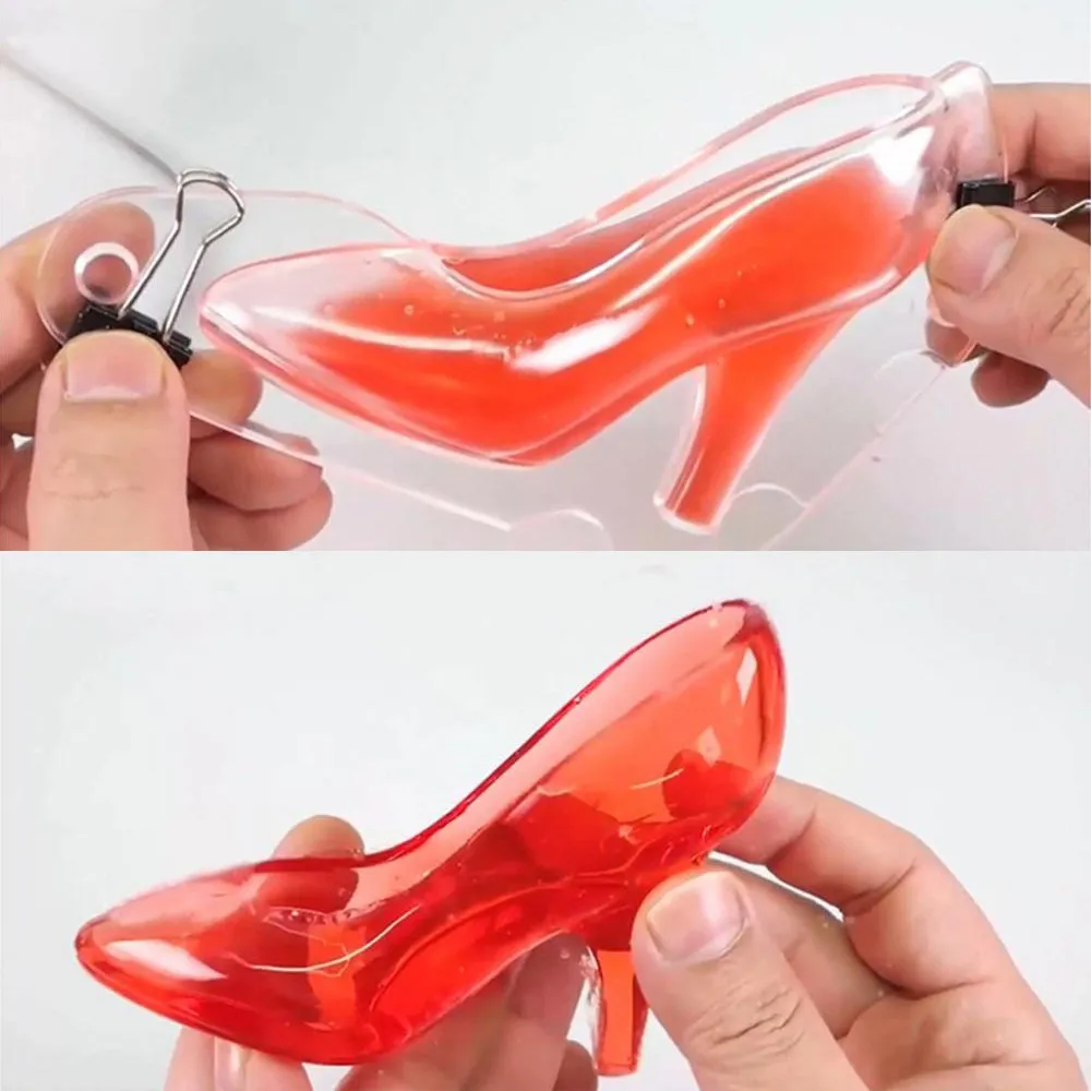 3D обувь на высоком каблуке Форма для выпечки пирожных с шоколадной начинкой