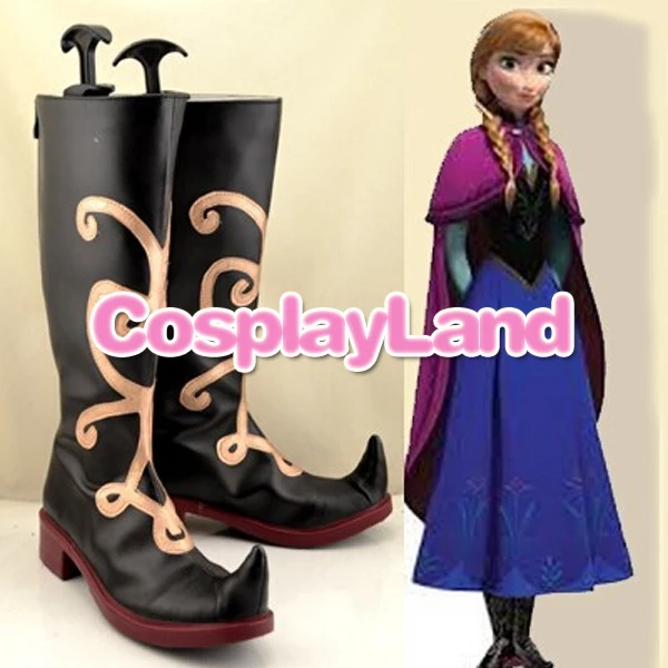 Сапоги на заказ Обувь для костюмированной вечеринки принцессы Эльзы и Анны