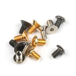 10 шт M4 винты DIY нож Инструменты Материал Ручка ножа пластина крепежные детали