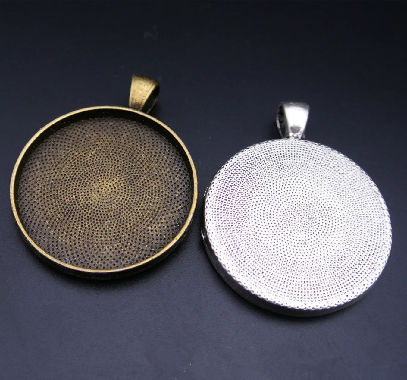 Ожерелье с подвеской кабошоном Ювелирная фурнитура плоским основанием для камеи