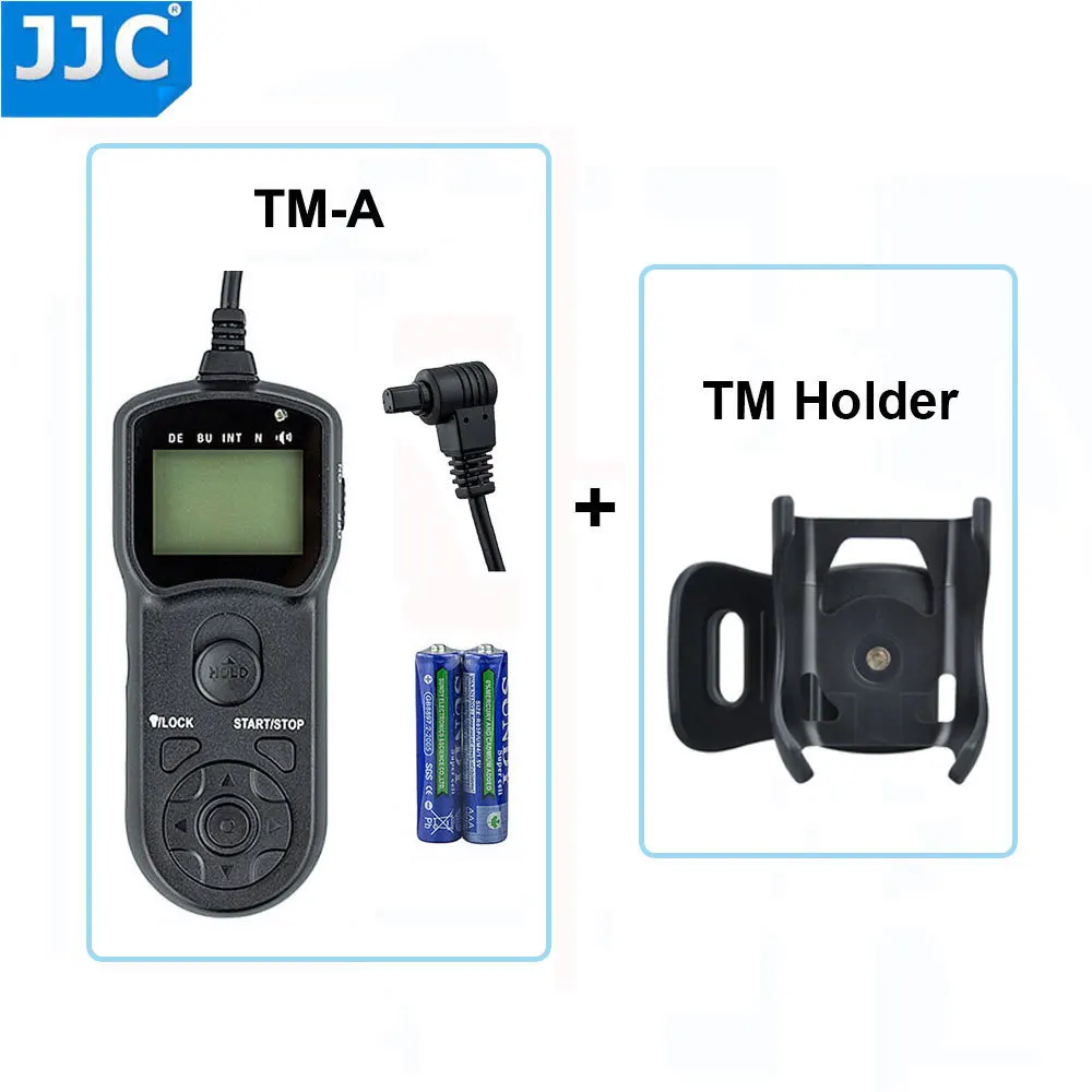 JJC Camera Multi-Function Controller Shutter Release Cord Timer Remote for Canon G1X Mark III/80D/760D/750D/G3 X/1100D/SX60HS - Color: TM-A