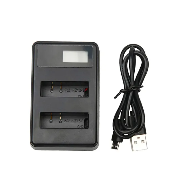 

LCD Smart Battery Dual USB Charger For Xiaomi XiaoYi 4K/4K+ Sport Camera Gopro Hero 5 Action Camera Accessories