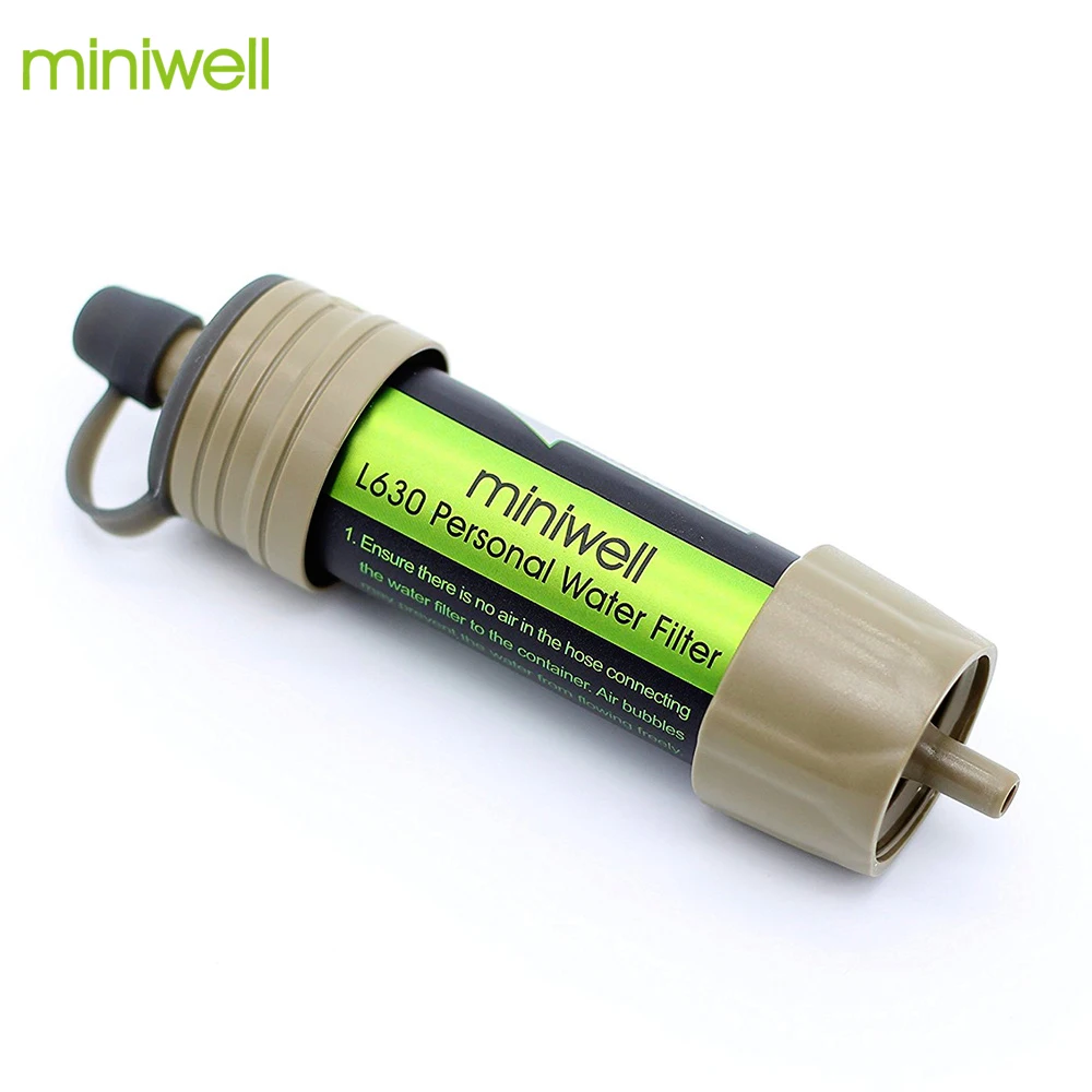 Miniwell портативный открытый фильтр для воды очиститель аварийного выживания оборудования