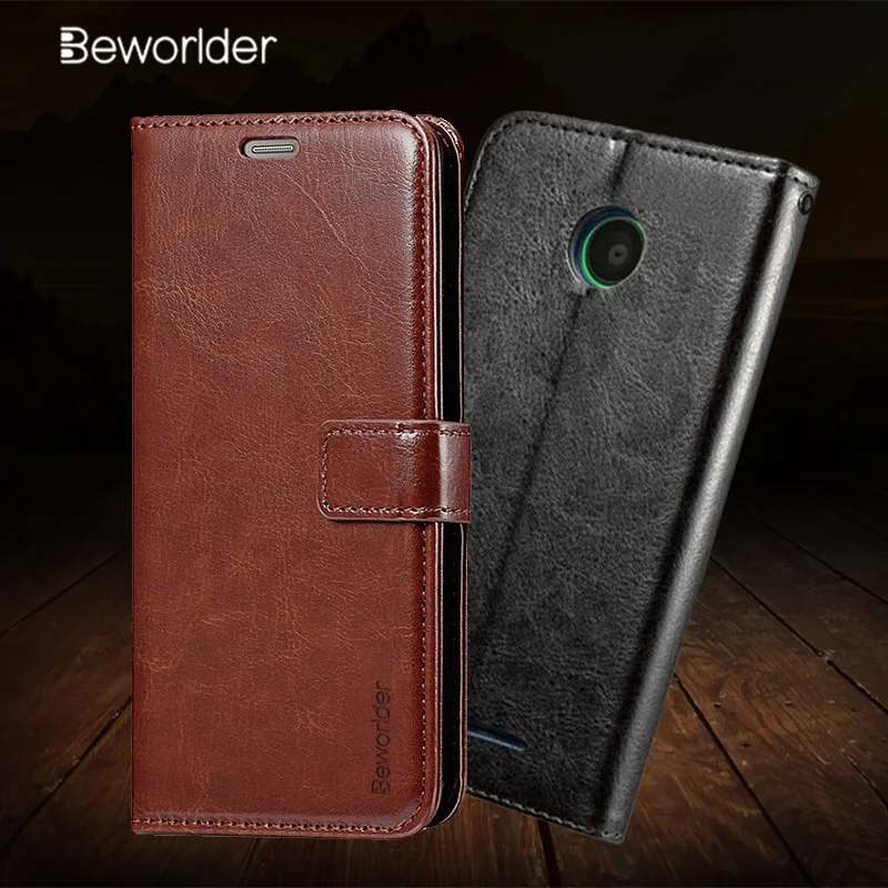 Beworld для Nokia Lumia 630 635 чехол искусственная кожа crazy horse откидная подставка фоторамка