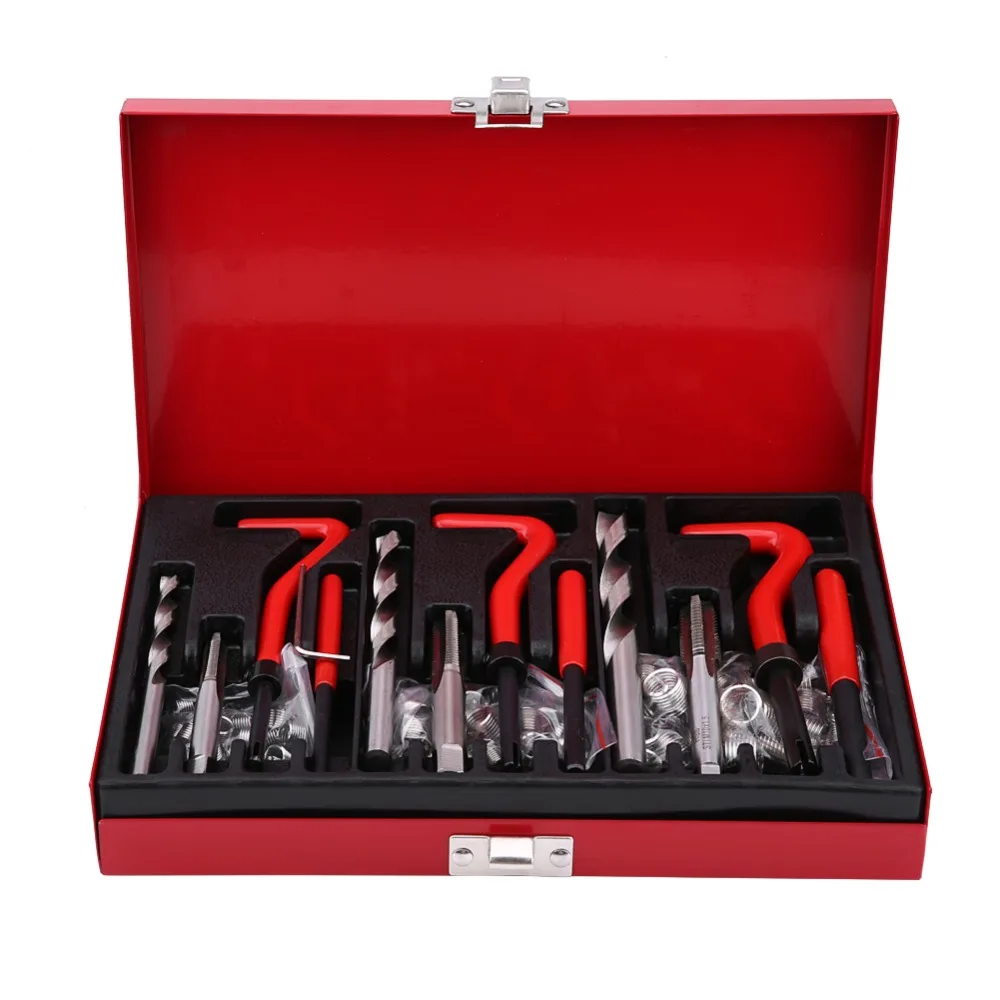 

Набор для ремонта Helicoil M6 M8 M10 Metric Tool New 88 шт.