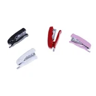 2 см DIY кукольный домик аксессуары 4 вида цветов мини степлер кукольный домик миниатюрная 1:12 игрушка Смола Розовый степлер длина