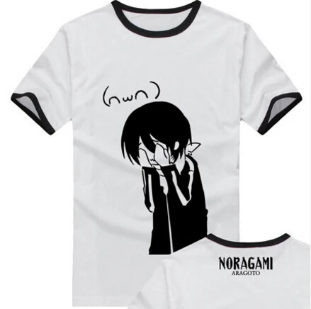 09 Новая футболка для косплея Noragami, модная Хлопковая мужская футболка YATO аниме, топы, футболки - Цвет: 09