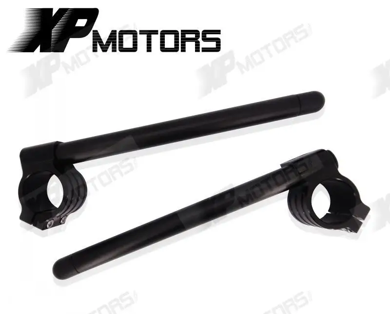 Мотоцикл Новый Пара 7/8 &quotРули Clip On 50 мм Черный Для Suzuki GSX R600 1994 1995 1996|motorcycle guard|new