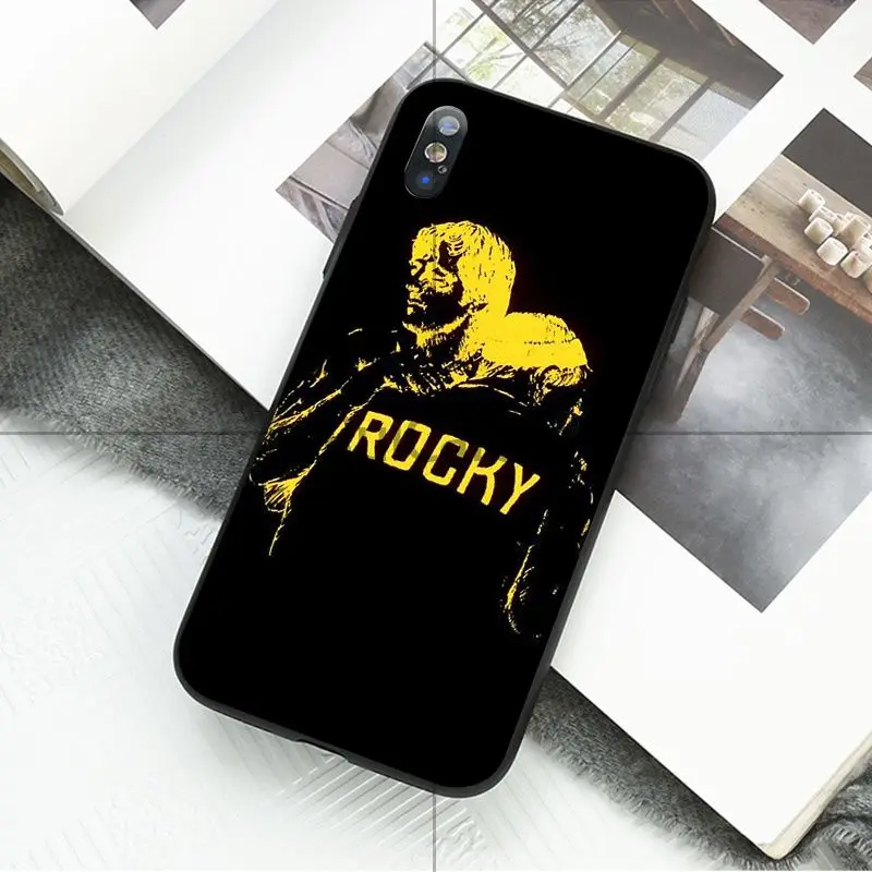 Ruicaica Rocky Balboa Новинка чехол для телефона Fundas Apple iPhone 8 7 6 6S Plus X XS MAX 5 5S SE XR | Мобильные