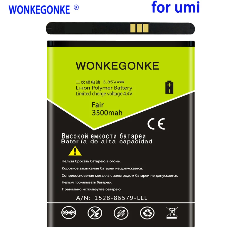 

WONKEGONKE 3500mah for Umi Fair battery
