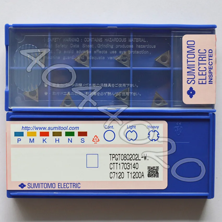 

TPGT080202L-W T1200A 10pcs/box Sumitomo New original Carbide blade