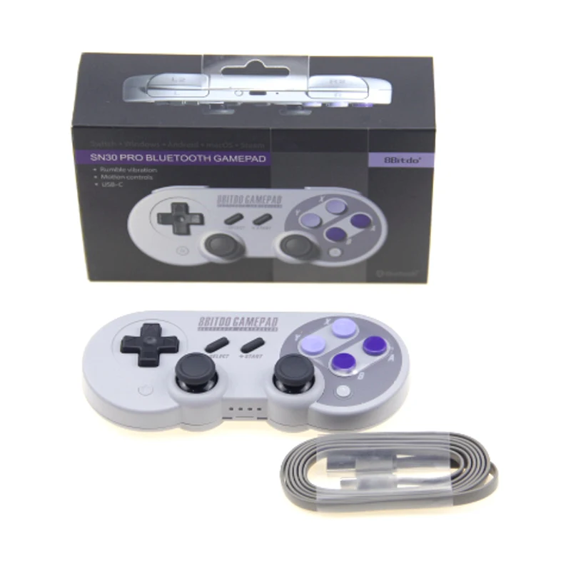 8bitdo SF30 Pro/SN30 Pro Bluetooth геймпад Беспроводной игровой контроллер с джойстиком для Windows, Android