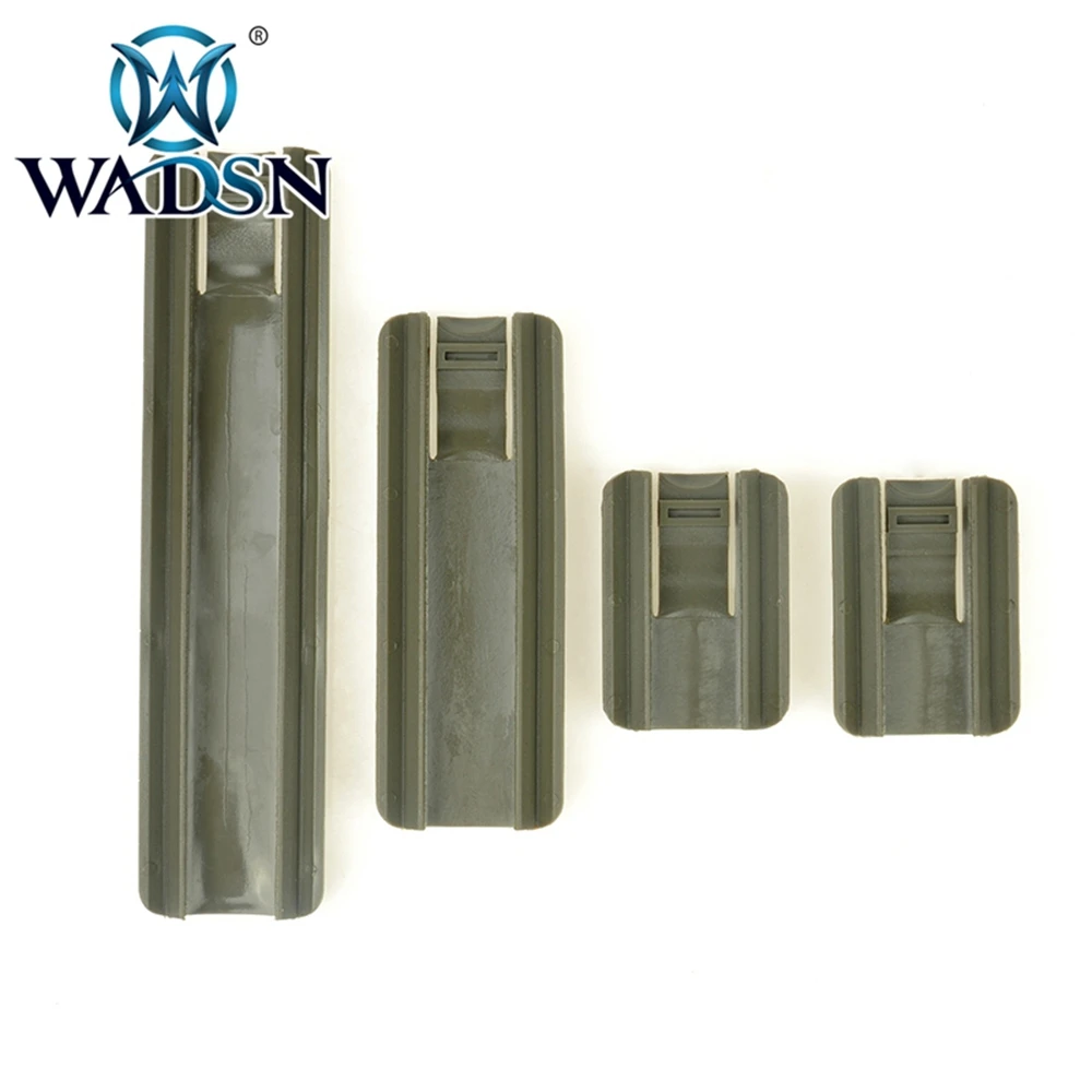 WADSN Airsoft рис Picatiny планка Вивера Обложка TD шрам Панель Комплектация Deluxe тактический аксессуары 8 шт./компл. направляющая для ствольной накладки крышка EX339
