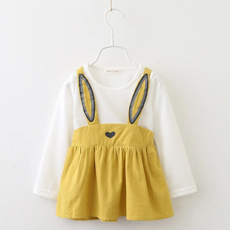 yellowax248 Mayfair Cabin/платье для маленьких девочек новое осеннее платье для малышей платье принцессы с длинными рукавами+ рюкзак с ананасами, детская одежда - Цвет: yellowax248