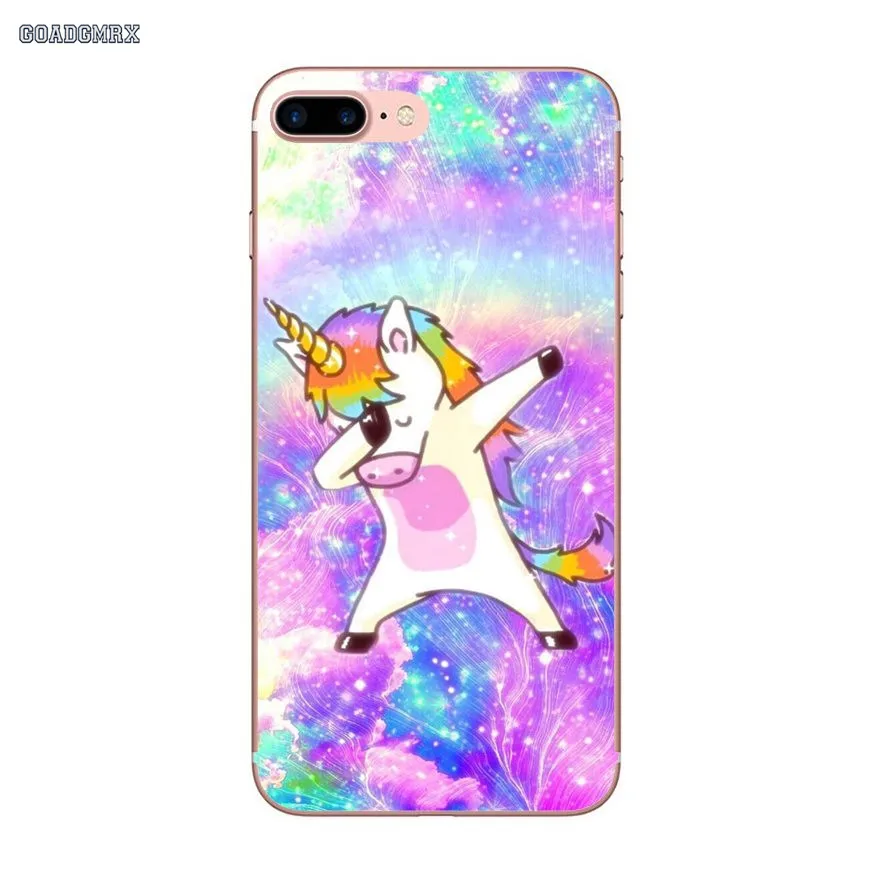Мягкие прозрачные чехлы для Samsung Galaxy J3 J5 J7 A3 A5 A7 2015 2016 2017 Note 3 4 5 8 Rainbow Horse Unicorn |