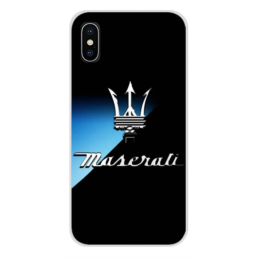 Супер автомобиль Maserati для Apple iPhone X XR XS MAX 4 4S 5 5S 5C SE 6 6S 7 8 Plus ipod touch 5 6 Аксессуары чехлы для телефонов