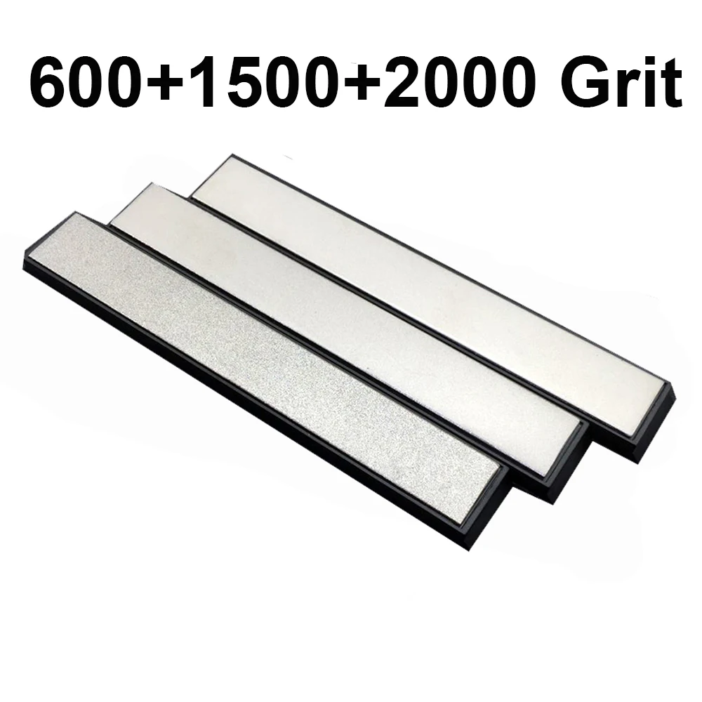 3 pcs whetstone 80-3000Grit точилка для ножей Система заточки алмазного точильного камня шлифовальный камень для Точилки Apex - Цвет: 3 pcs whetstone